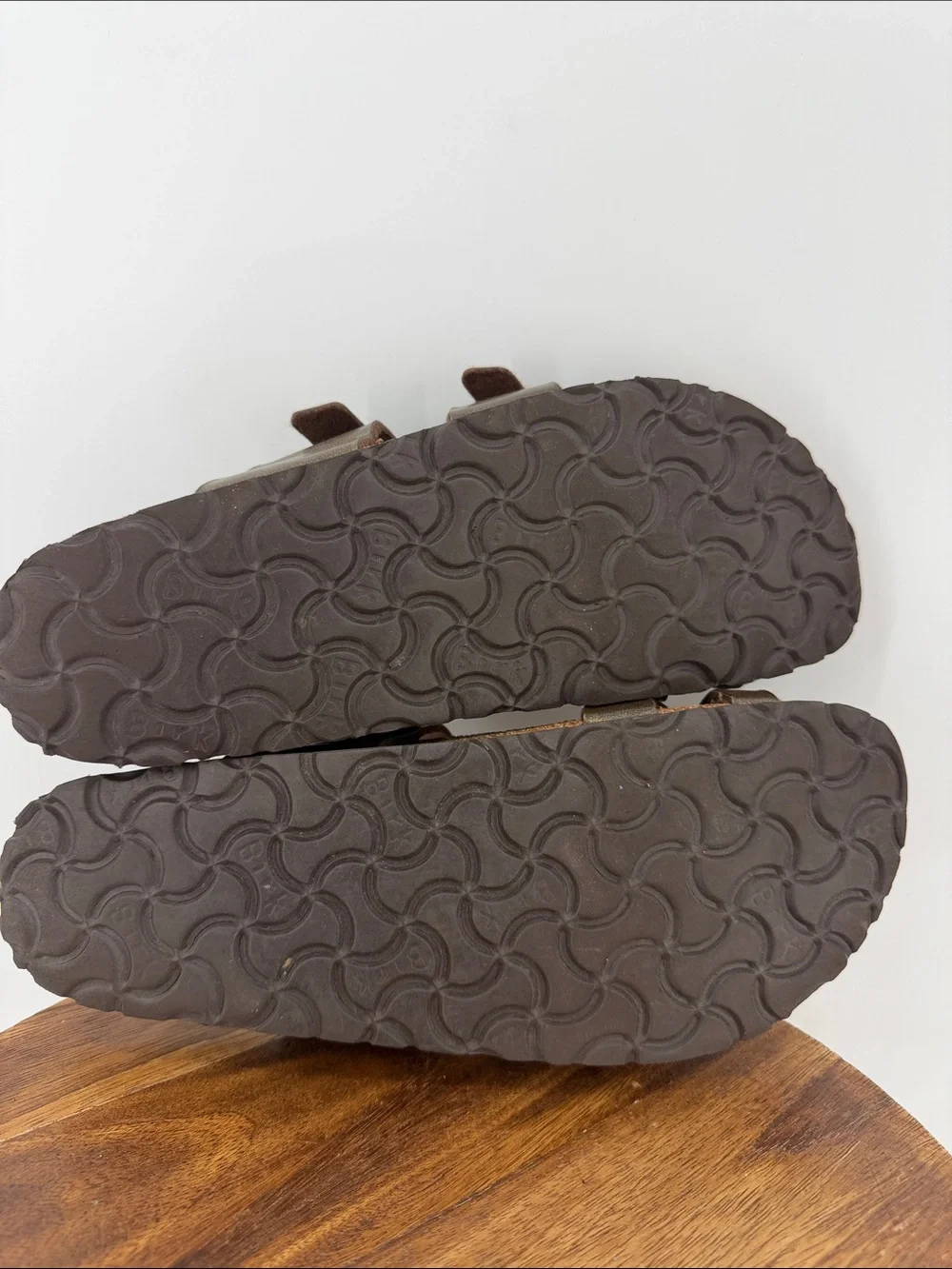 Birkenstock Mayari Brown Leather Toe Loop Sandals Size 37 Made in Germany